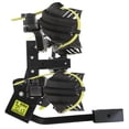 thumbnail image 3 of Swagman Bike Rack 64678 Current; 1-1/4 Inch And 2 Inch Receiver Hitch Mount; Holds 2 Bikes; 60 Pound Weight Capacity Per Bike; Bike Wheel Strap To Wheel Trays; With Lock; Foldable; Black, 3 of 5