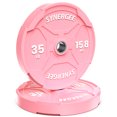 thumbnail image 1 of Synergee Bumper Plates – Durable Olympic Weight Plates, Low-Bounce Rubber for Strength Training, Powerlifting, and Functional Workouts., 1 of 6