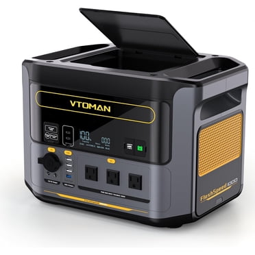 VTOMAN FlashSpeed 1000 Portable Power Station,828Wh LiFePO4 Battery,70 Min Fully-Charged | Solar Generator for Home Emergency,RV Camping,Power Outage
