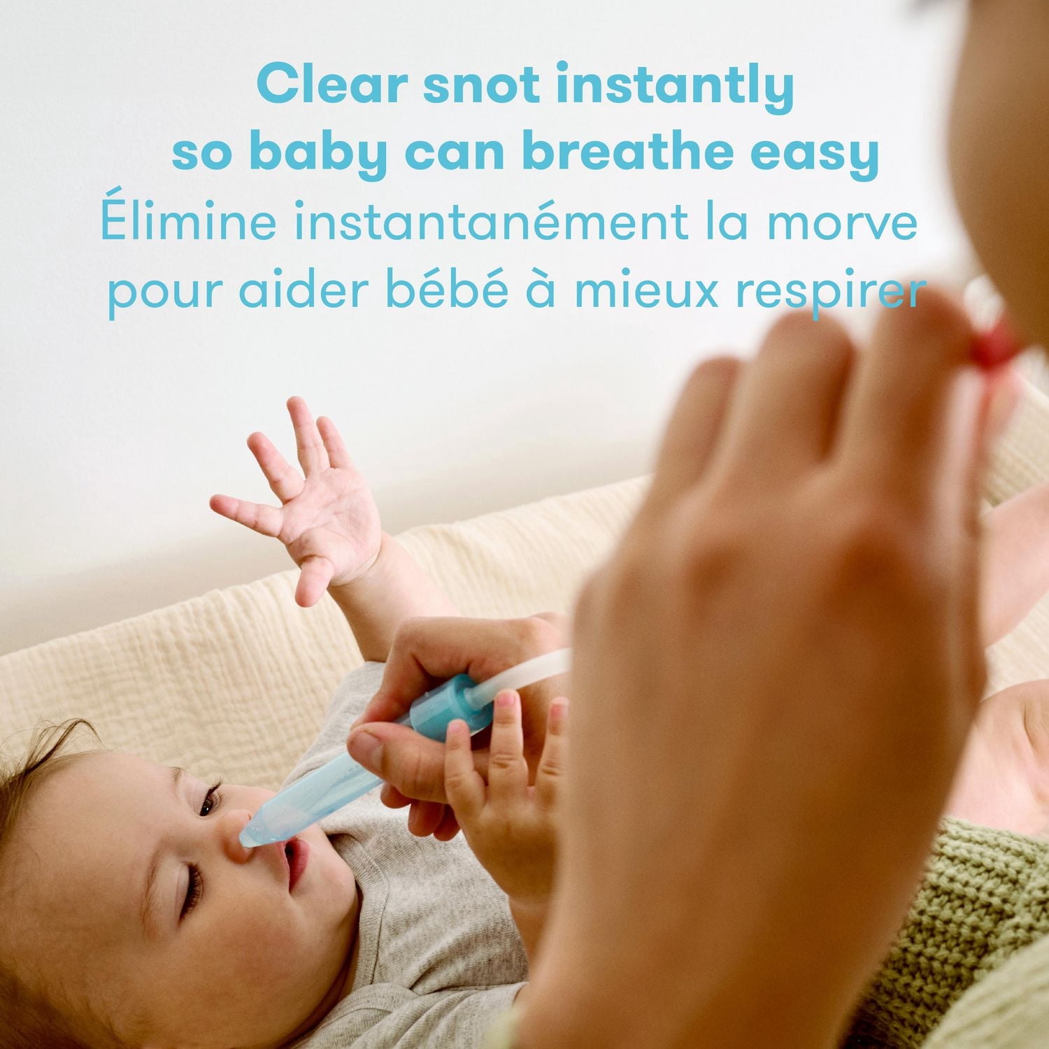 Frida Baby - Frida NoseFrida Snotsucker Aspirateur Nasal, Aspirateur Auto-Aspirant, Booger Sucker, Aspirateur Bébé (4 Filtres Hygiène)