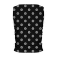 thumbnail image 3 of Plebaso Débardeurs d'Été pour Femmes Slim Imprimé Sans Manches Col Rond Tee-Shirts Froncés Blouses Décontractées pour Femmes, 3 of 4