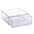 thumbnail image 3 of Mainstays Clear Glossy Plastic Pull-Out Closet Drawer Large Size, Adult Size, 3 of 9