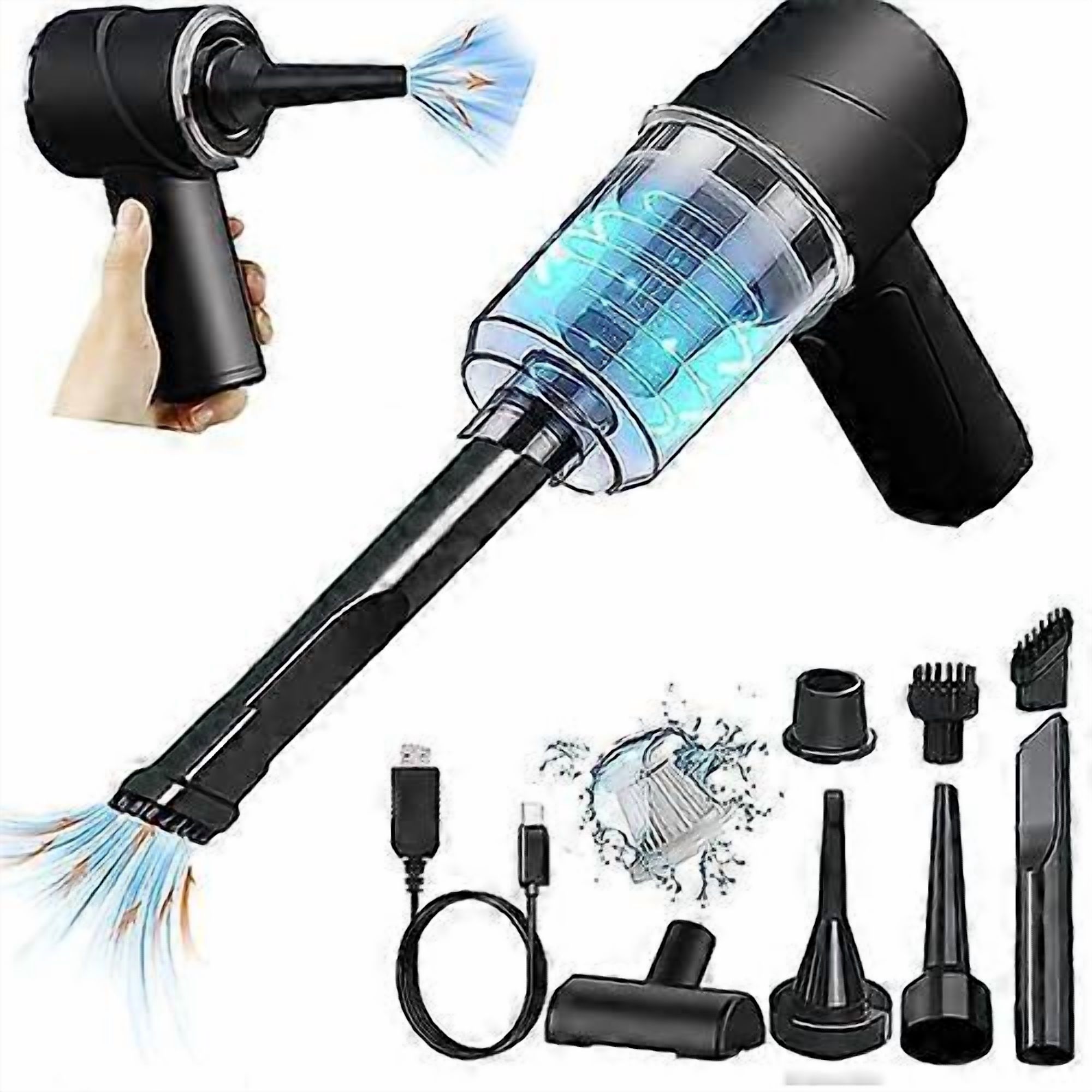 Handheld vacuum cleaner, mini car vacuum cleaner, small car vacuum cleaner, cordless car vacuum cleaner, handheld vacuum cleaner rechargeable handheld_Perfect Gift