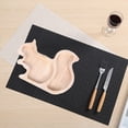 thumbnail image 2 of A Wooden Serving Tray, Multi Use Home Tray, Natural Wood Grain, Smooth Surface, Easy Maintenance For Dining, Kitchen, Table Decor, 7.87X5.71X0.59In, 0.23Lb, 2 of 6