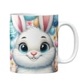 thumbnail image 2 of MTBLYS Easter Ceramic Coffee Mug Rabbit Design 350Ml Capacity 8Cm X 8Cm Home Office Camping Use, 2 of 4