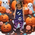thumbnail image 2 of 2025 Barboteuse pour Tout-Petit Imprimés Combinaison Barboteuse Sans Manches Barboteuse à Franges Justaucorps Floral Combinaison Sans Manches Ensemble Tenue Tenues Pantalons, 2 of 5