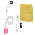 thumbnail image 2 of Portable Electric Shower,  Wear  Portable Electric Shower 4.3x2.6In Reliable ABS Outdoor Camp Shower Suitable Animal Bathing Vegetable Watering Instruments, 2 of 8
