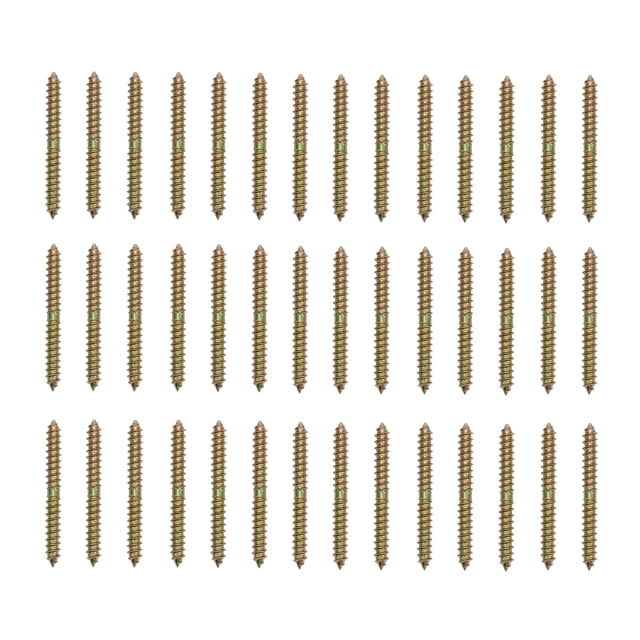 Miangastore Corrosion Resistant Cylindrical Zinc Plating 40Pcs 6X0.5Cm