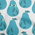 thumbnail image 1 of oneOone Tissu Flex Coton Turquoise Bleu Fruits Matériel de Robe Tissu Imprimé Tissu au Mètre 40 Pouces de Large, 1 of 4