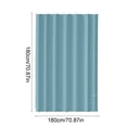 thumbnail image 3 of Uuiauoio Shower Curtain Waterproof & Mildew Proof - Polyester Bathroom Partition with Grommets, Punch-free Light Transmitting And No Transparent Bathroom Partition Curtain, Easy to Clean, 3 of 8