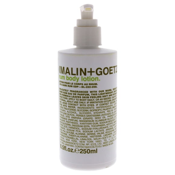 Rum Body Lotion by Malin + Goetz for Unisex - 8.5 oz Body Lotion