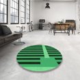 thumbnail image 4 of Ahgly Tapis Rectangulaire Lavable en Machine Intérieur Vert Émeraude Profond, 5 Pieds x 8 Pieds, 4 of 7