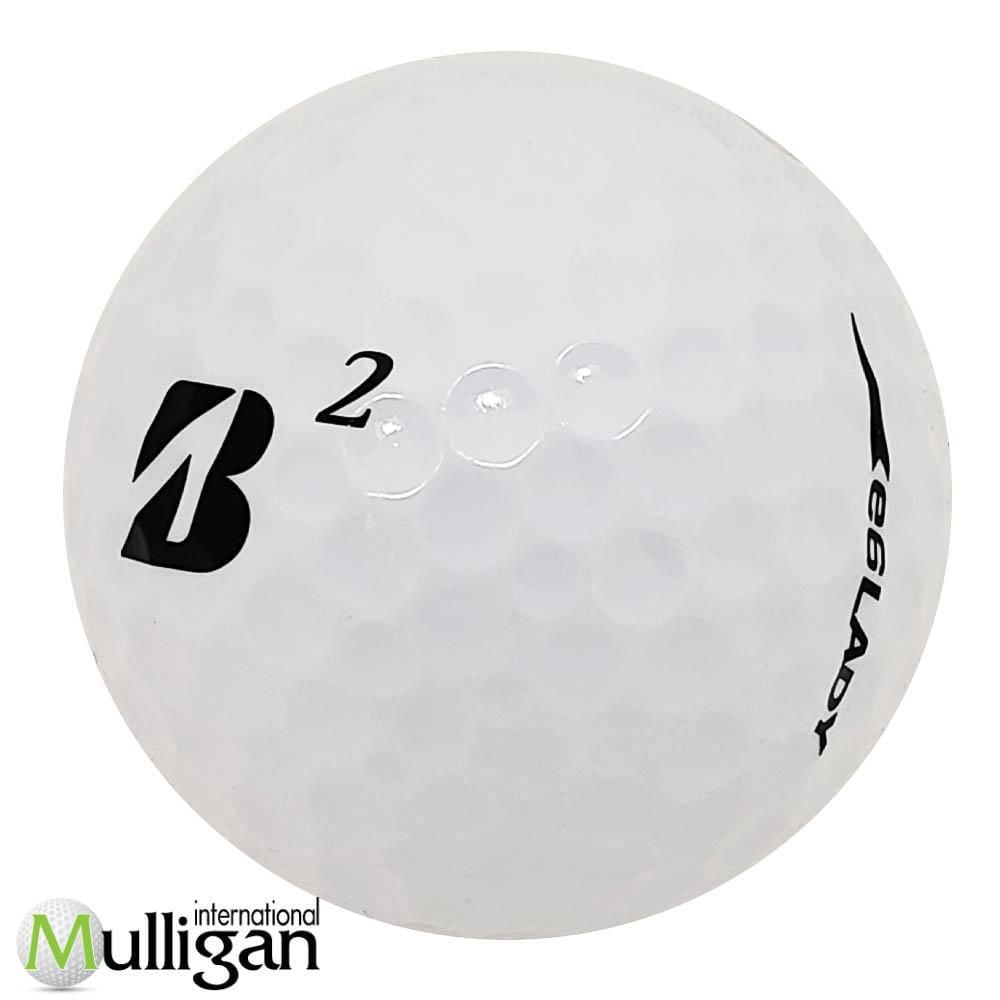 Mulligan - 12 balles de golf récupérées Bridgestone e6 Lady 4A, Blanc
