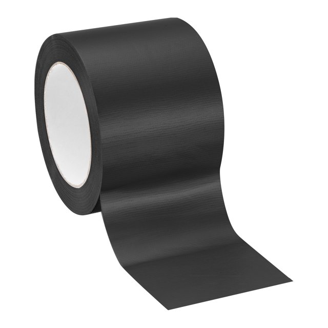 Unique Bargains Ruban de Reliure Noir, Ruban de Réparation de Reliure en Tissu de 22 Yards