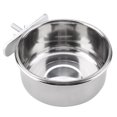 thumbnail image 3 of Qiilu Food Feeder, Stainless Steel Bird Cage Feeder, For Bird For, 3 of 8