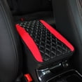 thumbnail image 1 of Leather Car Armrest Box Mat Universal, Soft Microfiber Center Console Cover with Non-Slip Sponge Backing, Protects Against Spills Scratches and Pet Claws for SUV Truck and Sedan Interiors, 1 of 9