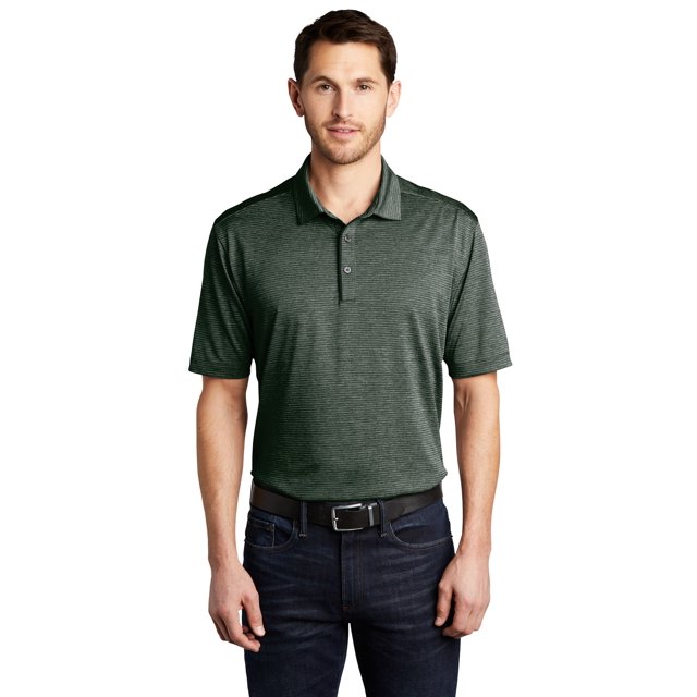 Port Authority Polo à Rayures pour Hommes - K585