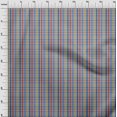 thumbnail image 2 of oneOone Georgette Viscose Fabric Madras Check Print Fabric By Yard 42 Inch Wide, 2 of 3