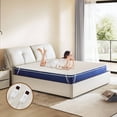 thumbnail image 4 of Costway Electric Heated Mattress Pad Safe Full 8 Temperature 10h Timer, 4 of 10