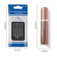 thumbnail image 3 of Store The Needlework Set Steadilty Self Threading Needles 12pcs Self Threading Needles For Hand Sewing Self Threading Sewing Needles For Knitting Mending DIY Embroidery Sewing Hair And Thread Set, 3 of 9