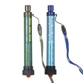 thumbnail image 1 of 2 Pack Water Filter Straw Outdoor Water Purifying Device Portable Personal Water Purifier Filtration System for Drinking Camping Hiking Hunting and Emergency Preparedness, 1 of 8