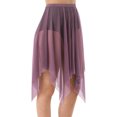 thumbnail image 1 of CHUANK Handkerchief Hem Mesh Wraps Ballet Classwear Dance Skirt Competition Performance Clothes with Elastic Waistband, 1 of 7