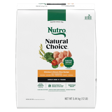Nutro Natural Choice Adult Dry Dog Food Chicken & Brown Rice Recipe 5.44kg