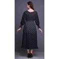thumbnail image 4 of Bimba Robe Longue Décontractée à Volants pour Femmes, Imprimée, Taille Smockée, Très Petit, 4 of 5
