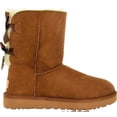 thumbnail image 2 of Ugg Women's Bailey Bow II Chestnut Ankle-High Suede Boot - 9M, 2 of 3