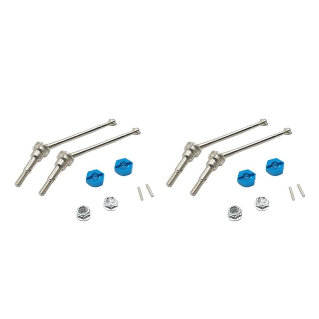 Xingzhi Front Drive Shaft Coupler 1:12 Remote Control Car Upgrade Parts Repair Blue 2Set