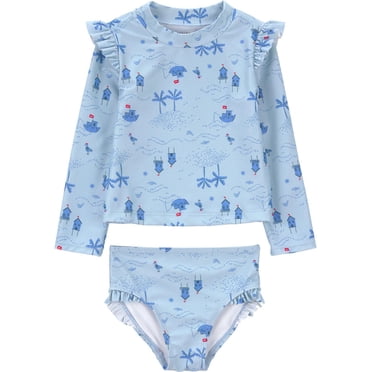 Carter's Child of Mine TG 2PC Swim Set - Blue Beach
