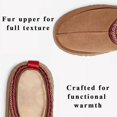 thumbnail image 2 of HSHDLDF Bottes Mini à Plateforme pour Femmes Pantoufles pour Femmes Pantoufles d'Intérieur à Enfiler Doublées de Fourrure en Molleton Bottines Courtes en Suède, 2 of 6