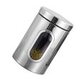 thumbnail image 4 of Kitchen Canister Stainless Steel Grain Storage Container Visible Tea Coffee Jar with Lid  Silver, 4 of 10