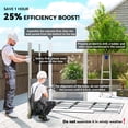 thumbnail image 4 of Outsunny 8'x7' Outdoor Storage Shed Garden Shed w/ Lock, Light Grey, 4 of 10