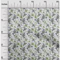 thumbnail image 2 of oneOone Georgette Viscose White Fabric Jacobean Floral Sewing Craft Projects Fabric Prints By Yard 42 Inch Wide, 2 of 4