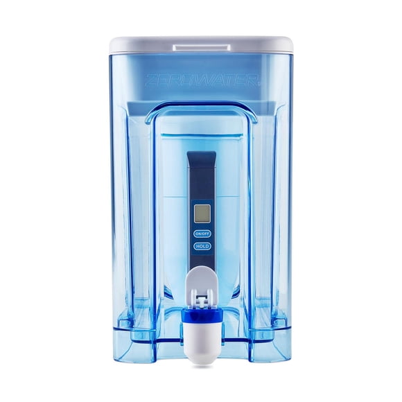 ZeroWater 32-Cup Ready-Read 5-Stage Water Filter Dispenser with Instant Read Out - 0 TDS IAPMO Certified to Reduce Lead, Chromium, and PFOA/PFOS