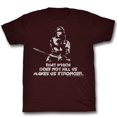 thumbnail image 1 of Conan The Barbarian Stronger Maroon T-Shirt, 1 of 1
