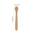 thumbnail image 2 of EGNMCR Measuring Spoons Serving Spoons Baby Food Grade Spoon For Children To Learn How To Baby Training For Complementary Food Feeding Spoon For Meals Baby grade twist spoon, 2 of 3
