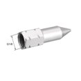 thumbnail image 3 of Unique Bargains G1/8 Grease Fitting Standard Grease Sharp Type Nozzle Zinc Plated Silver Tone, 4pcs, 3 of 3