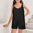 thumbnail image 3 of Zecgelong Girls' Solid Colored Short Overalls(5 13Years) Girls Animal Print Sets, 3 of 5