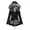 Black, variant on Ladies Fleece Lining Coat Womens Winter Warm Thicken Long Parka Jackets Hooded Overcoat Fashion Trench Puffer Coat Jacket