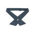 thumbnail image 1 of INSPIRE CHIC Unisex School Uniform Solid Adjustable Button Criss-Cross Bow Tie Gray One Size, 1 of 6