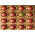 thumbnail image 1 of Ahgly Tapis Rectangulaire Orange Lavable en Machine, 3 Pieds x 5 Pieds, 1 of 7