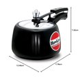 thumbnail image 4 of Contura Black Aluminium Pressure Cooker 3 Liters Pack Of 2, Hard Anodized Inner Lid Cooker, Handi Cooker (CB30) | For 3 Or 4 Persons, 4 of 4