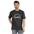 thumbnail image 1 of Inkmeso T-Shirt à Col Rond pour Hommes avec Imprimé Graphique Promoted To Daddy€ pour Papa pour la Première Fois, 1 of 7