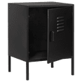 thumbnail image 4 of Bouclair Black Metal Locker Side Table, 4 of 10