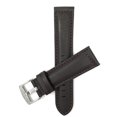 thumbnail image 1 of Extra Long (XL), 22mm Leather Watch Band Strap, Mat, Tone-on-Tone Stitching, Stainless Steel Buckle, 1 of 7
