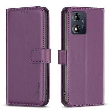 Compatible with Motorola Moto E13 Wallet Case with Card Slots Magnetic Closure Flip Folio Cover