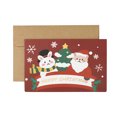thumbnail image 1 of Ramiter Bunny Creative Cute Cartoon Christmas Greeting Card Christmas Blessing Card, 1 of 2