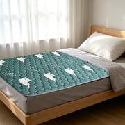 Mattress Protector Non Slip Thin Bed Pad Quilted Fitted Mattress Cover Washable Bed Topper Dorm Room Home Bedroom Guest Room Smooth Sleep Bedding Mattress Pad Bedroom Dorm Guest Room Bed Pad Cover
